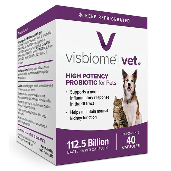 Visbiome Vet High Potency Probiotics for Pets