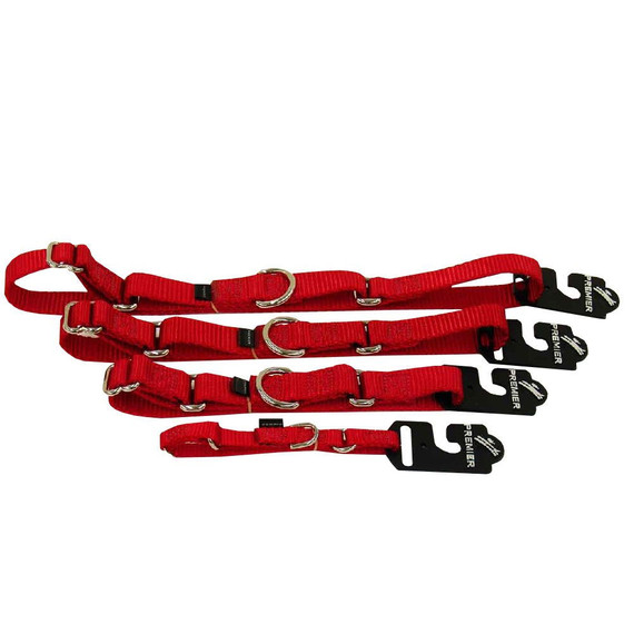 Premier Collar Red 3/8 in - Petite Premier Collar Red 3/8 in - Petite