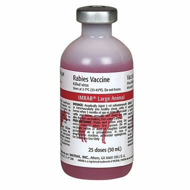 Imrab for Cattle, Sheep & Horses - Large Animal (25 Doses) - [Rabies Vaccine]