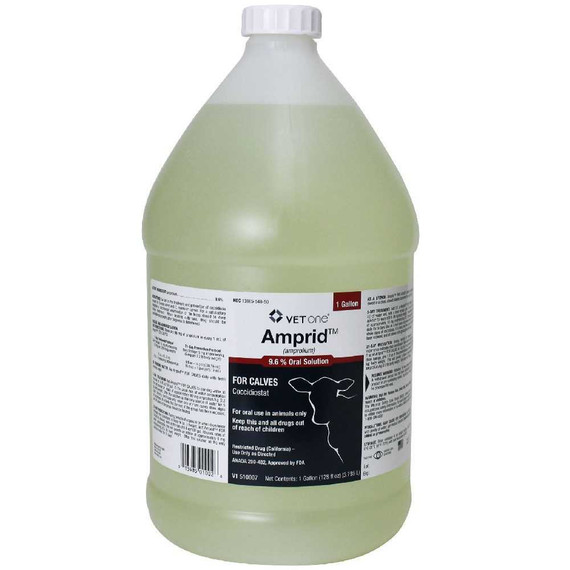 Amprid for Calves 9.6% Oral Solution, 1 Gallon