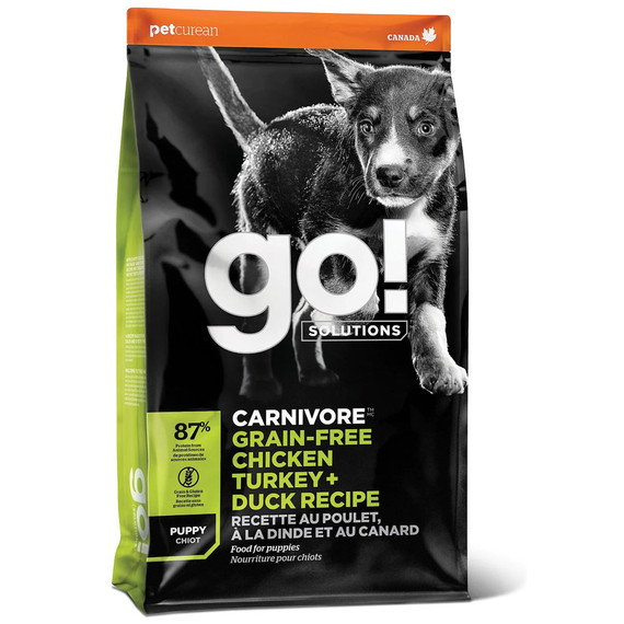 Petcurean Go! Fit + Free Puppy Food - Chicken Turkey + Trout (25 lb)
