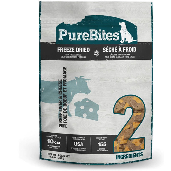 PureBites Beef & Cheese Freeze-Dried Dog Treat (8.8 oz)