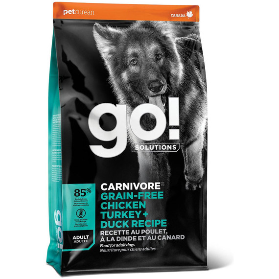 Petcurean Go! Fit + Free Adult Dog Food - Chicken Turkey + Trout (6 lb)