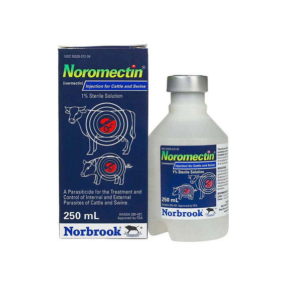 Noromectin for Cattle & Swine - Injection (250 mL) - [Parasite Treatment]