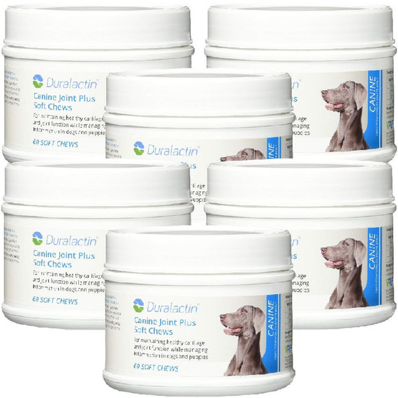 6-PACK Duralactin Canine Joint Plus Soft Chews (360 count) 6-PACK Duralactin Canine Joint Plus Soft Chews (360 count)