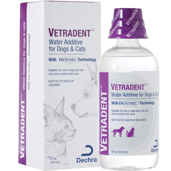 Vetradent Water Additive for Dogs & Cats (17 oz) Vetradent Water Additive for Dogs & Cats (17 oz)