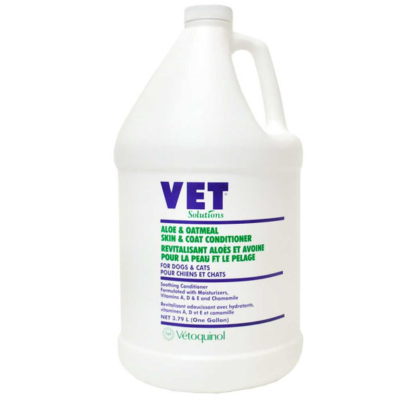 Vetoquinol Aloe & Oatmeal Skin & Coat Conditioner (Gallon)