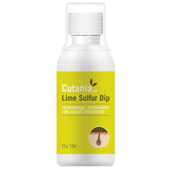 VetNova Cutania Lime Sulfur Dip Concentrate, 4-oz