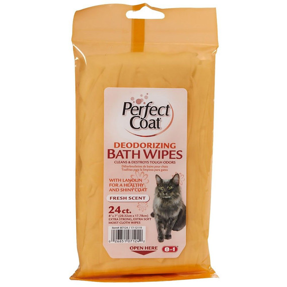 Perfect Coat Deodorizing Bath Wipes