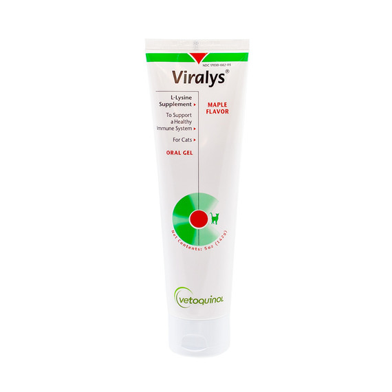Vetoquinol Viralys L- Lysine Oral Gel 1.25mL/250mg - 5 oz
