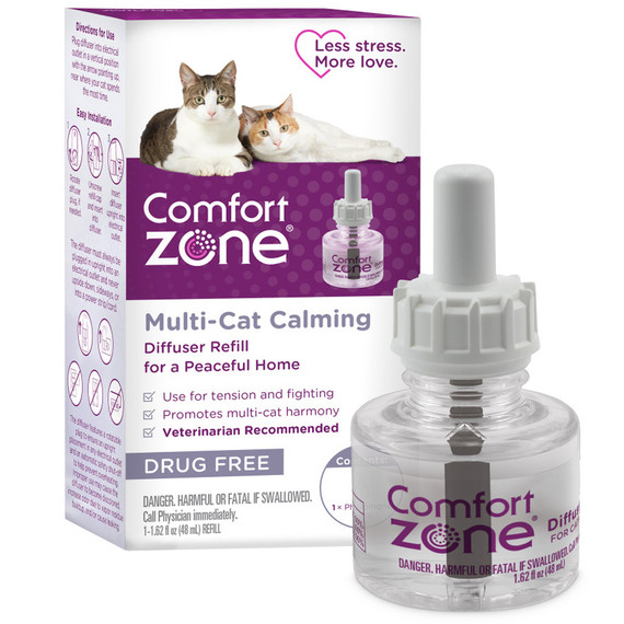 Comfort Zone Multi-Cat Calming Diffuser Refills, 1-pack