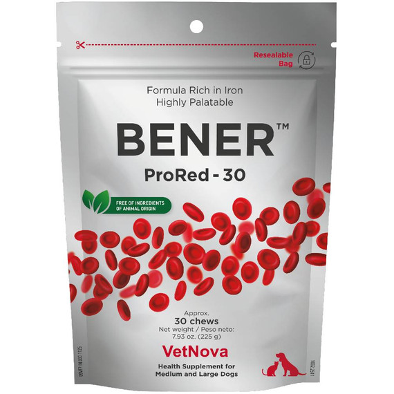 VetNova Bener ProRed-30 for Medium & Large Dogs, 30 Soft Chews