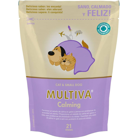 VetNova Multiva Calming for Cat & Small Dogs, 25 Soft Chews