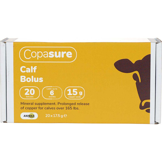 Copasure Copper Oxide for Calf 15gm (20 Boluses) - [Supplement]