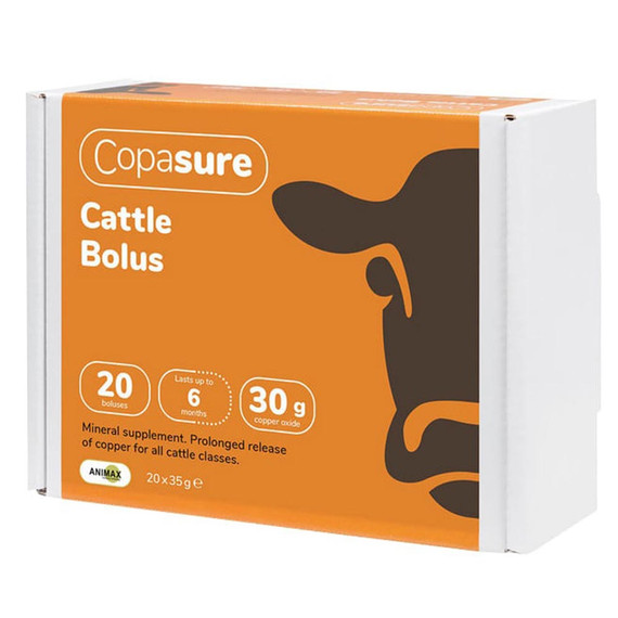 Copasure Copper Oxide for Cattle 30gm (20 Boluses) - [Supplement]