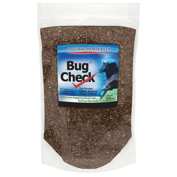 Natural Horse Vet Bug Check for Horses, Cattle, Sheep & Goats (10 lb) - [Pesticide]