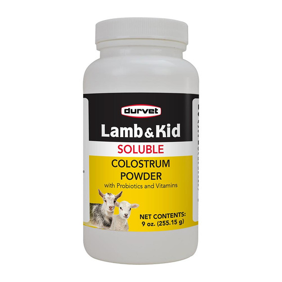 Durvet Lamb & Kid Soluble Colostrum Powder for Sheep & Goats (9 oz) -[Probiotics & Vitamins]