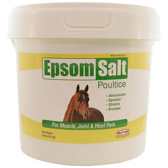 Durvet Epsom Salt Poultice for Horses (10 lb) - [Muscle Pain Relief]