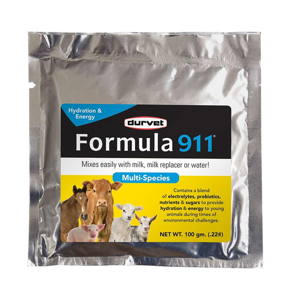 Durvet Formula 911 Multi-Species for Hydration & Energy (100 gm)