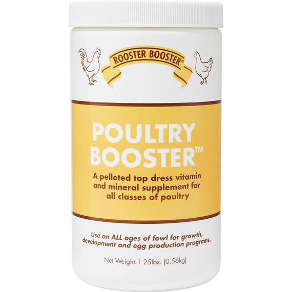 Rooster Booster Poultry Pellet (1.25 lb) - [Vitamin & Mineral Supplement]