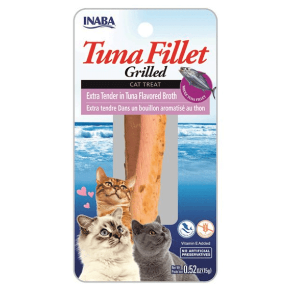 Inaba Churu Cat Treat - Chicken Fillet - Extra Tender in Crab Flavored Broth (0.52 oz)