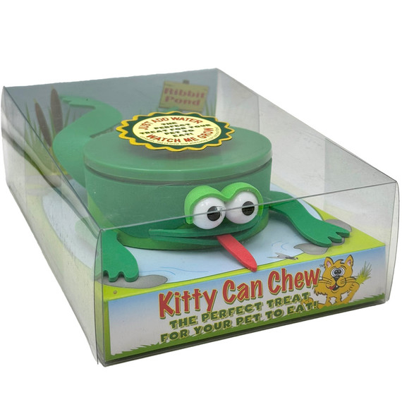 Kitty Can Chew Grow-A-Heads Frog