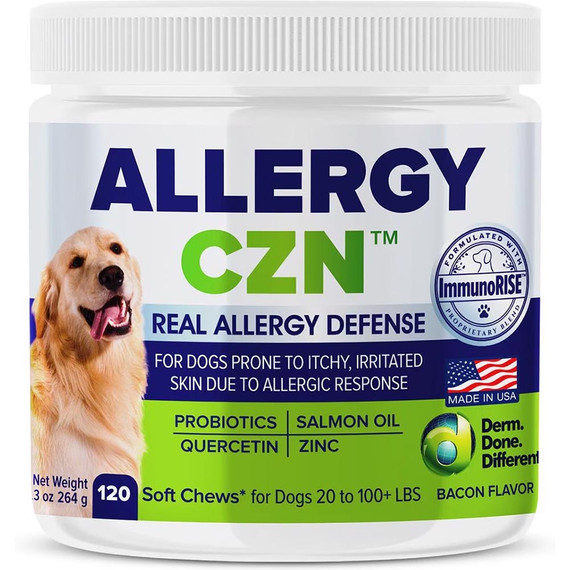 Allergy CZN Soft Chews for Dogs (120 count) - [Allergy Relief]