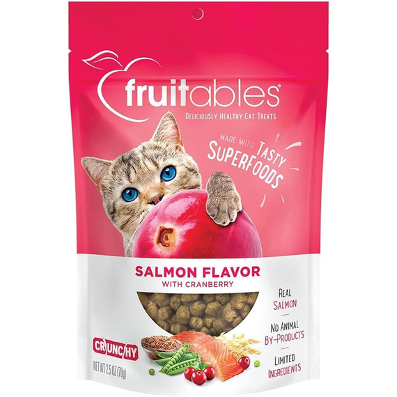 Fruitables Cat Treats Salmon & Cranberry (2.5 oz)