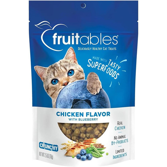 Fruitables Cat Treats Chicken & Blueberry (2.5 oz)