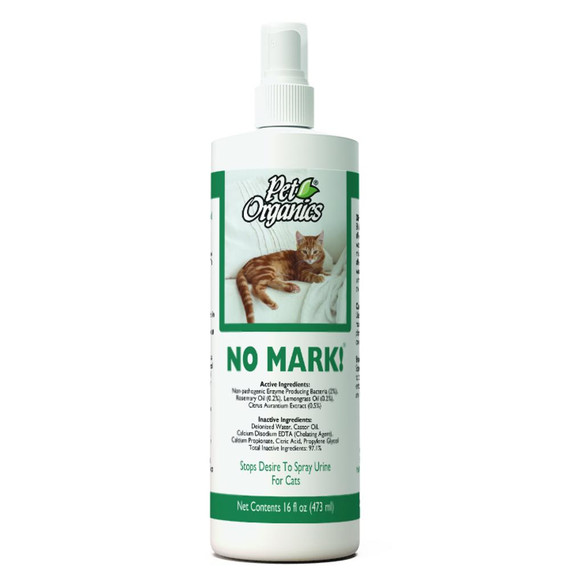 NaturVet Pet Organics No Mark Spray for Cats (16 oz)