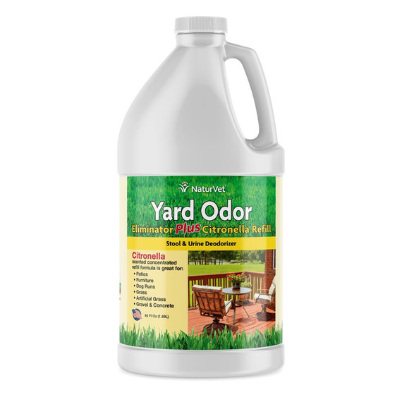 NaturVet Yard Odor Eliminator Plus Citronella Refill (64 oz) NaturVet Yard Odor Eliminator Plus Citronella Refill (64 oz)