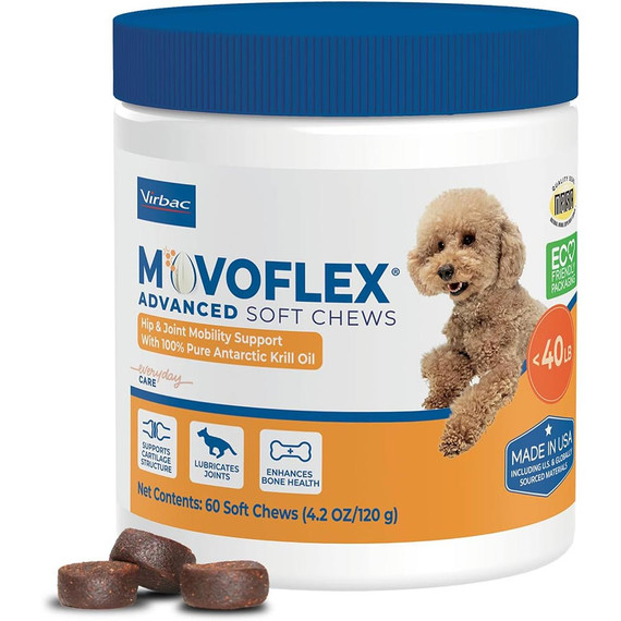 MovoFlex Advanced Soft Chews - Small Dogs Up to 40 lbs (60 count)
