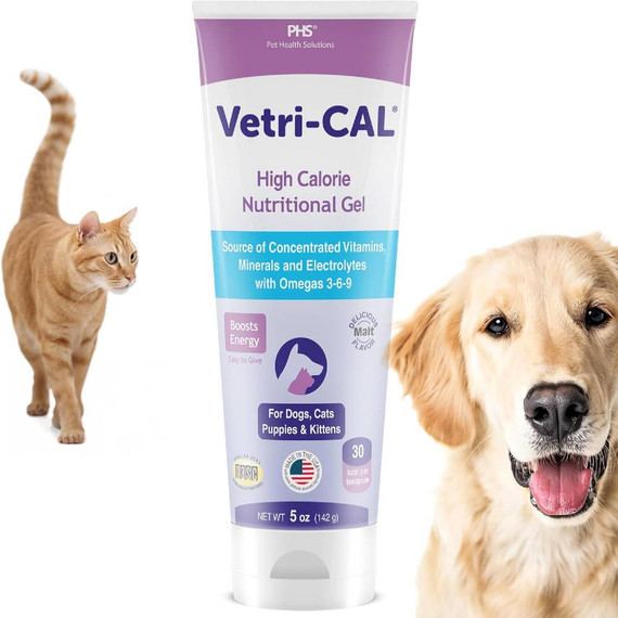 Vetri-CAL - High Calorie Nutritional Gel for Dogs & Cats (5 oz)