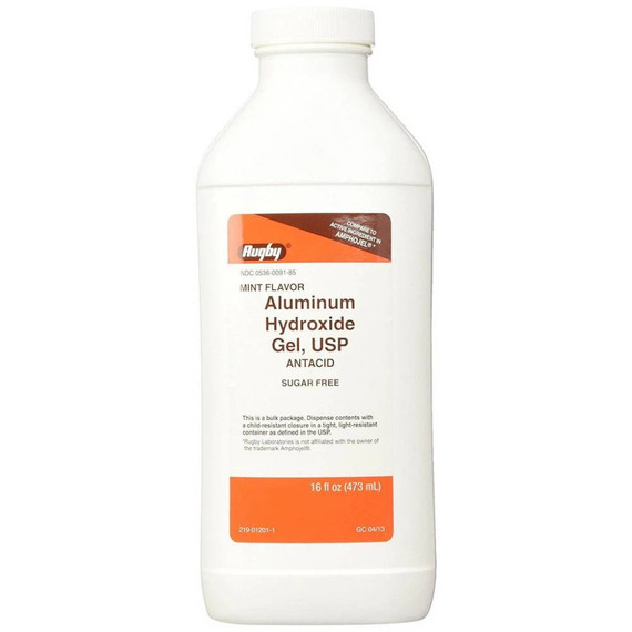 Aluminum Hydroxide Gel for Pets - 64mg/mL (473 mL) - [Gastrointestinal & Kidney Health]