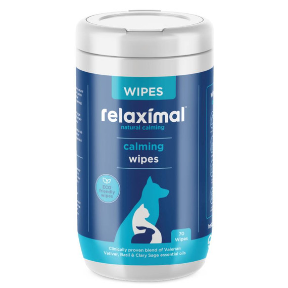Relaximal Natural Calming Wipes (70 Count)
