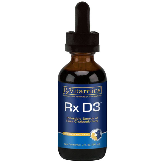 Rx Vitamins Rx D3 for Dogs & Cats (2 fl oz) Rx Vitamins Rx D3 for Dogs & Cats (2 fl oz)