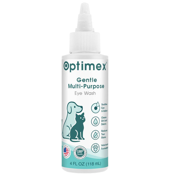 Optimex Gentle Multi-Purpose Eye Wash for Dogs & Cats (4 fl oz)