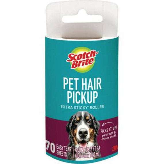3M PET HAIR ROLLER REFILL 70 SHEETS/ROLL Veterinary Supply