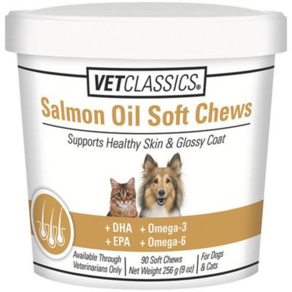 Vet Classics Salmon Oil 90 Soft Chews