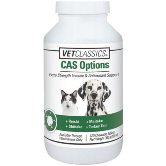Vet Classics CAS Options 120 Chewable Tablets