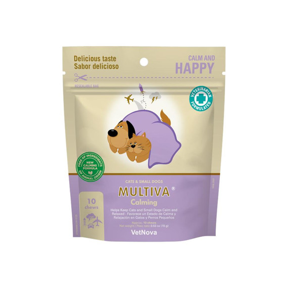 VetNova Multiva Calming for Cats and Small dogs 10 chews