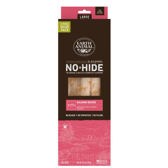 EA DOG NO HIDE SALMON ROLLS LARGE VALUE BOX 3CT TREAT