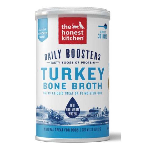 THK DOG DAILY BOOSTER TURKEY BONE BROTH TURMERIC 3.6OZ