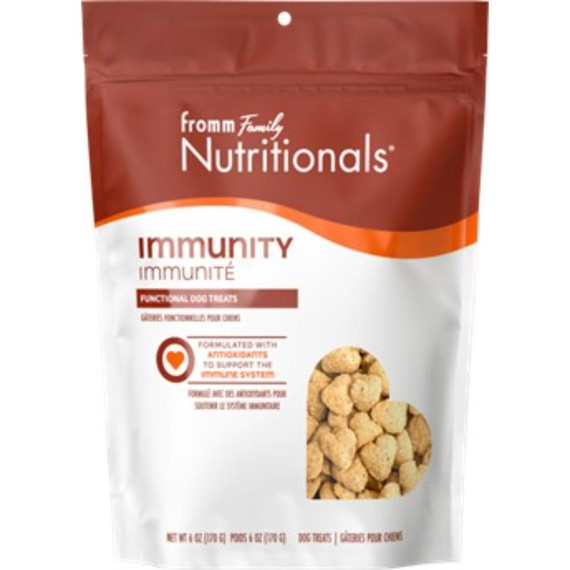FROMM DOG NUTRITIONALS IMMUNITY FUNCTIONAL TREATS 6OZ