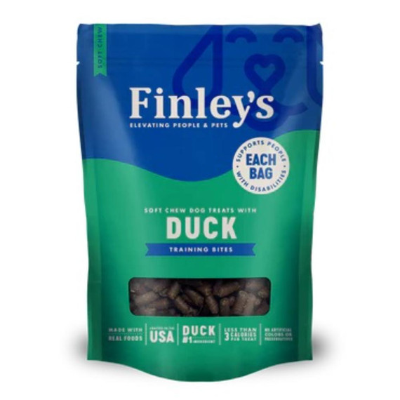 FINLEYS DOG SOFT TRAINER BITES DUCK TREAT 6OZ