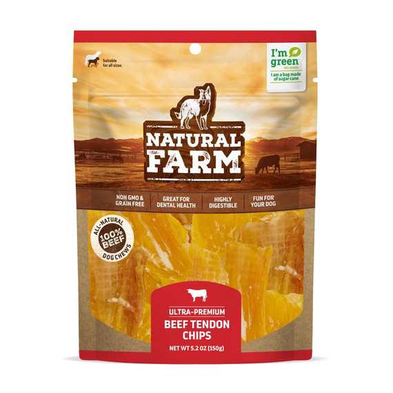 NF DOG BEEF TENDON CHIPS TREAT 5.2OZ