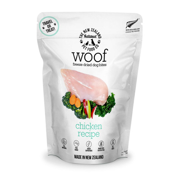 NZ DOG WOOF CHICKEN FD TREAT 1.76OZ