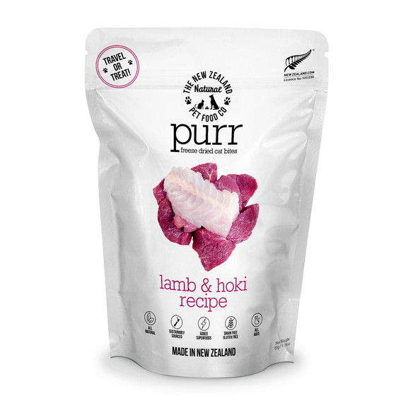 NZ CAT PURR LAMB HOKI FD TREAT 1.76OZ
