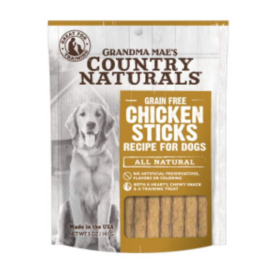 COUNTRY NATURALS DOG CHICKEN STICKS TREAT 5OZ