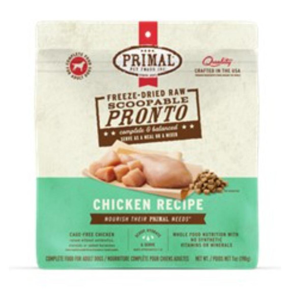 PRIMAL DOG PRONTO CHICKEN FD 7OZ